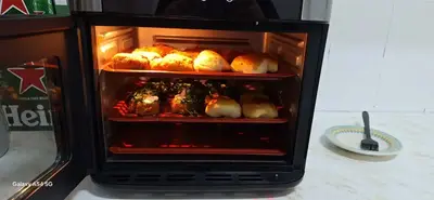 foto de Fritadeira Air Fryer Philco PAF16A 4 Em 1 Painel Digital 16l