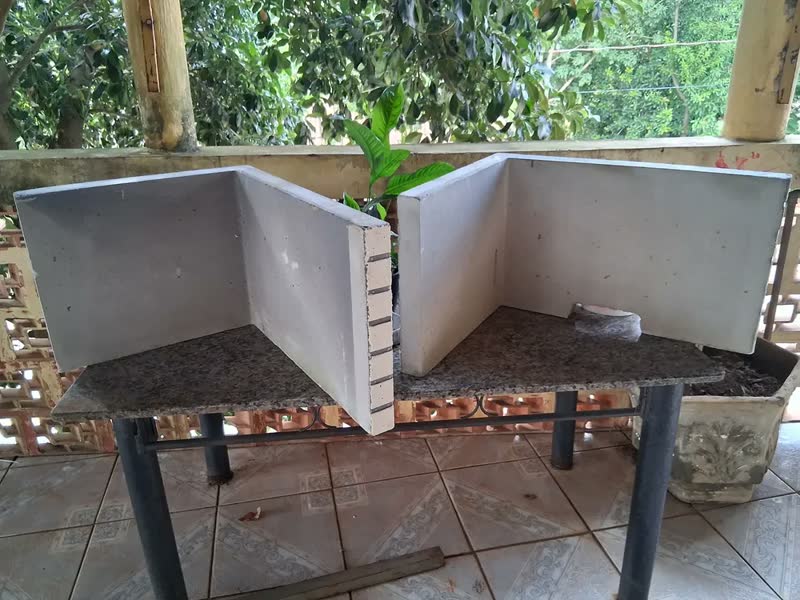 foto de Churrasqueiras Pré-moldadas, Tijolinho 0,65cm X 2,25 Cor Vermelho