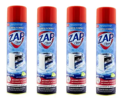 foto de Kit 4 Limpa Foam Remove Sem Esforço Gordura Forno Fogão Microonda