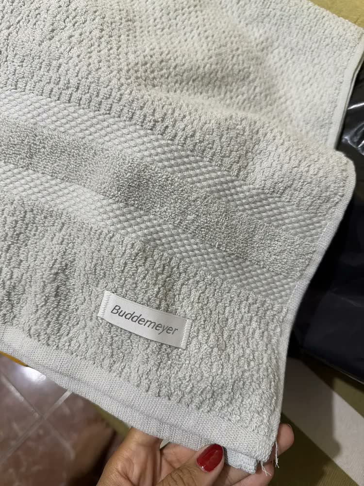 foto de Jogo Toalha Banho Buddemeyer Vanilla Extra Soft Algodão 4pçs Cor Azul