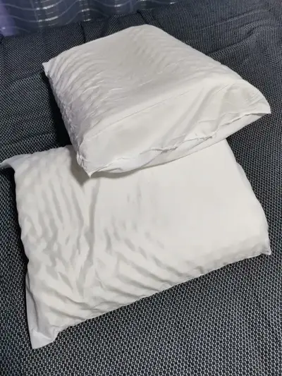 foto de Kit 3 Travesseiro Cervical Magnético Ortopédico Coluna Firme Branco