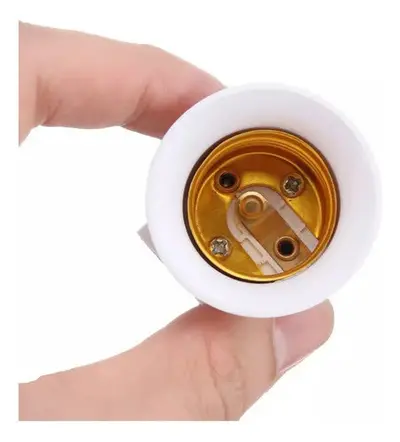 foto de Soquete E27 Bocal Lâmpada Tomada Adaptador