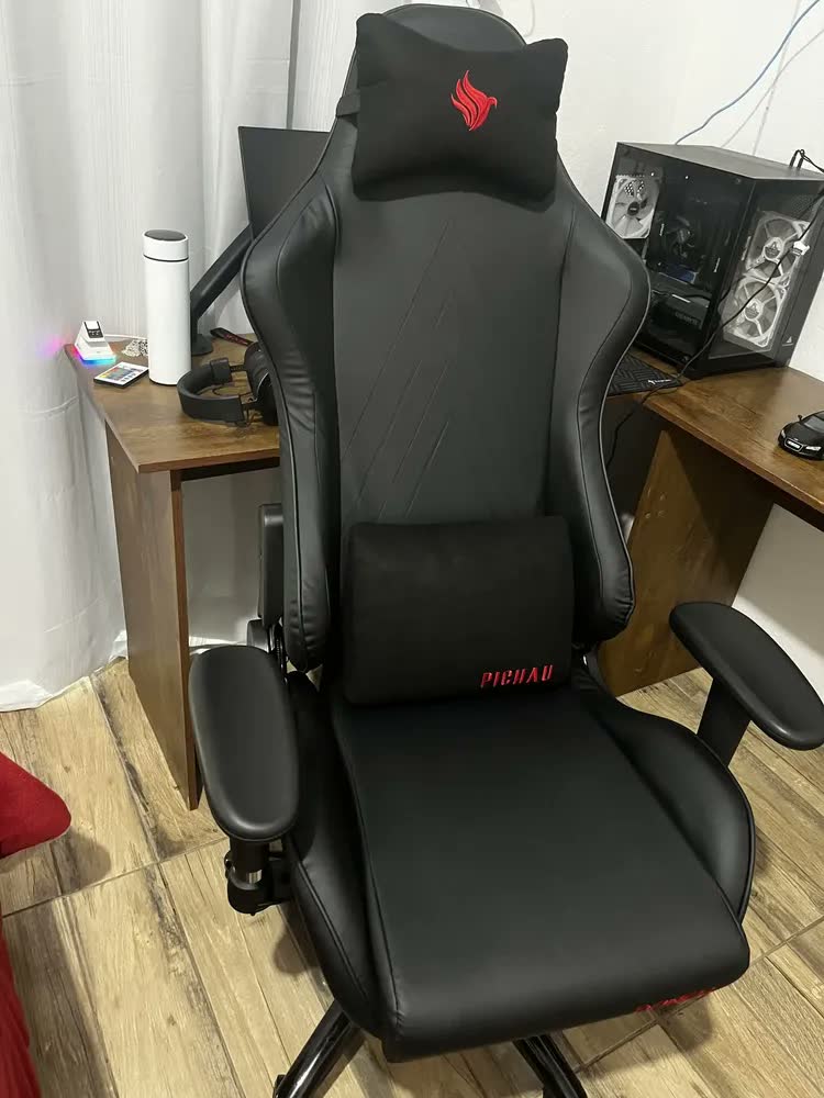 foto de Cadeira Gamer Pichau Donek L, Preto, Pch-dnkl-bl02