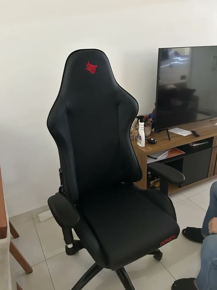foto de Cadeira Gamer Pichau Donek L, Preto, Pch-dnkl-bl02