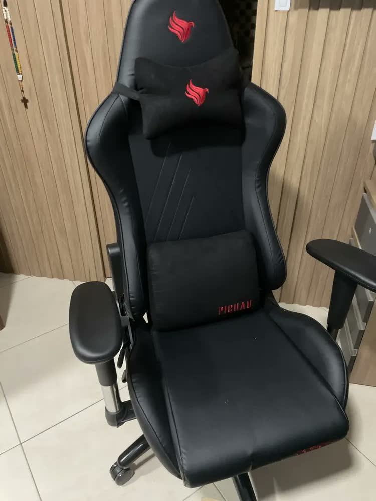 foto de Cadeira Gamer Pichau Donek L, Preto, Pch-dnkl-bl02