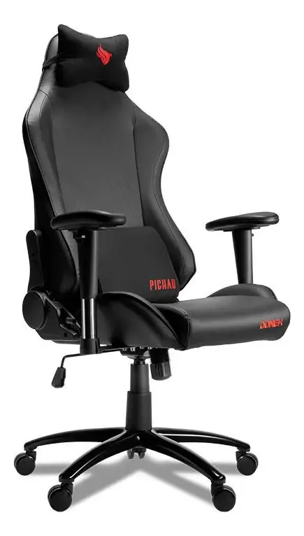 foto de Cadeira Gamer Pichau Donek L, Preto, Pch-dnkl-bl02