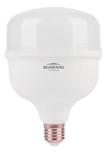 foto de Kit 2 Lâmpadas LED 30W Blumenau Bulbo E27 Branco Frio 6500K 2400lm