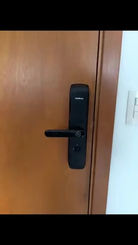 foto de Fechadura Digital Intelbras Mfd 7000 Maçaneta Embutir Abnt Senha Tag
