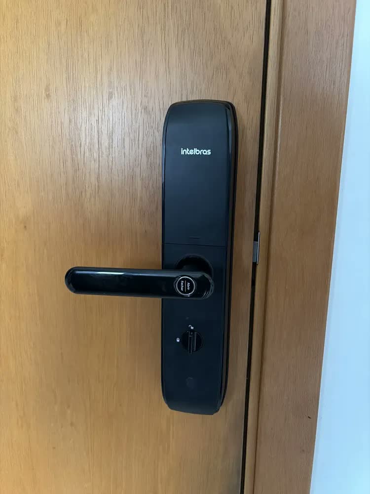 foto de Fechadura Digital Intelbras Mfd 7000 Maçaneta Embutir Abnt Senha Tag