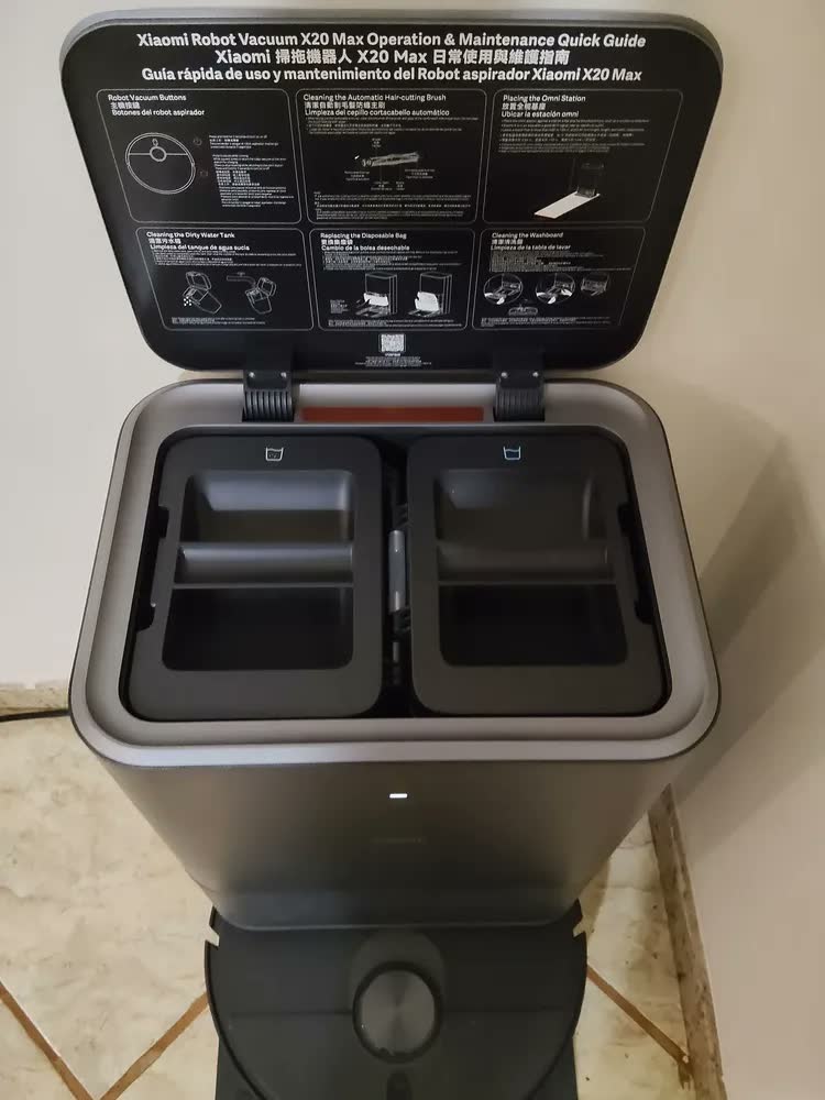 foto de Robô Xiaomi Mi Robot Vacuum X20 Max Wi-fi 2025 Cor Preto bivolt
