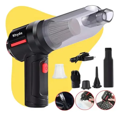 foto de Aspirador De Pó Mini Soprador 3em1 Usb 1 Refil Portátil Recarregável Marca RHYDE