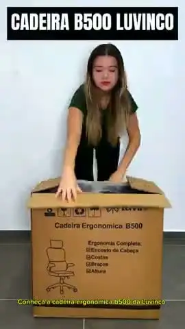 vídeo do produto