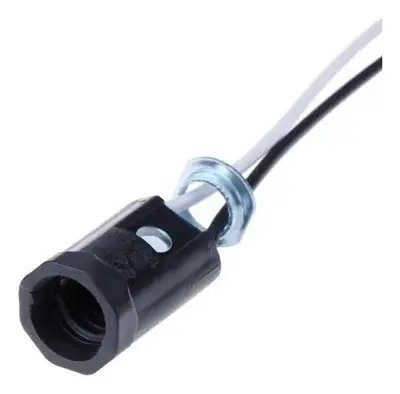 foto de Kit 10 Base Bocal Lâmpada E12 Cor Preto
