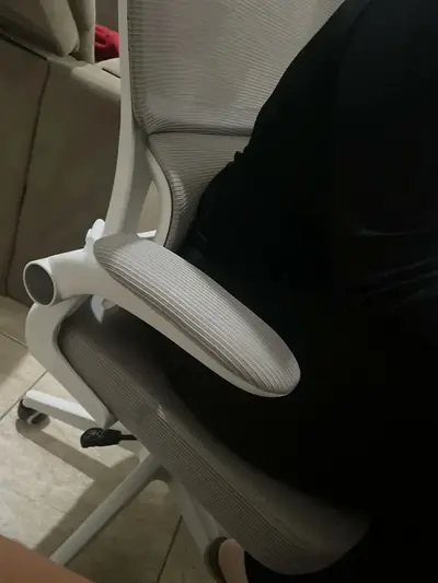 foto de Cadeira Escritório Ergonômica Genebra G500 Luvinco Cor Cinza Com Suporte Lombar Estofado Mesh