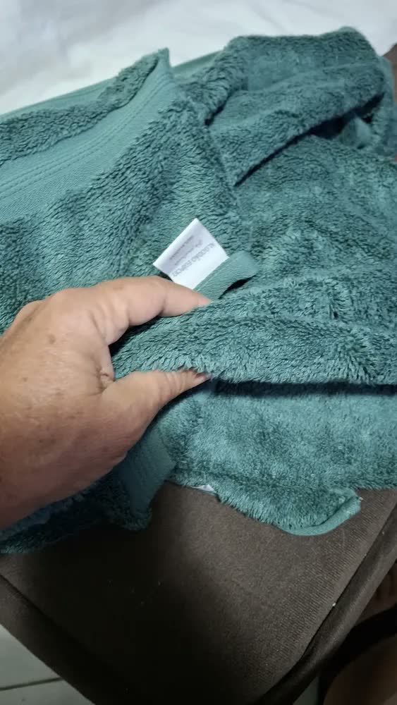 foto de Jogo De Toalhas Buddemeyer Algodão Egípcio Banho Branco 5