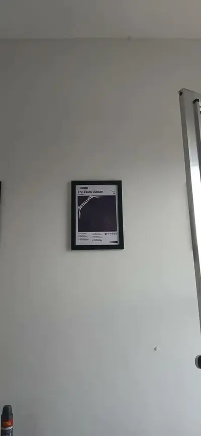 foto de Quadro Metallica Spotify 30x20 Decorativo- Escolha Seu Álbum