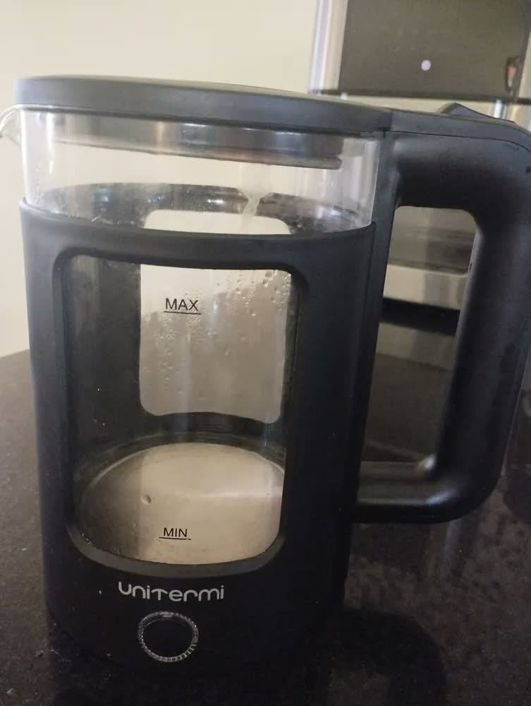 foto de Chaleira Elétrica De Vidro Mali 1,5l Unitermi Cor Preto