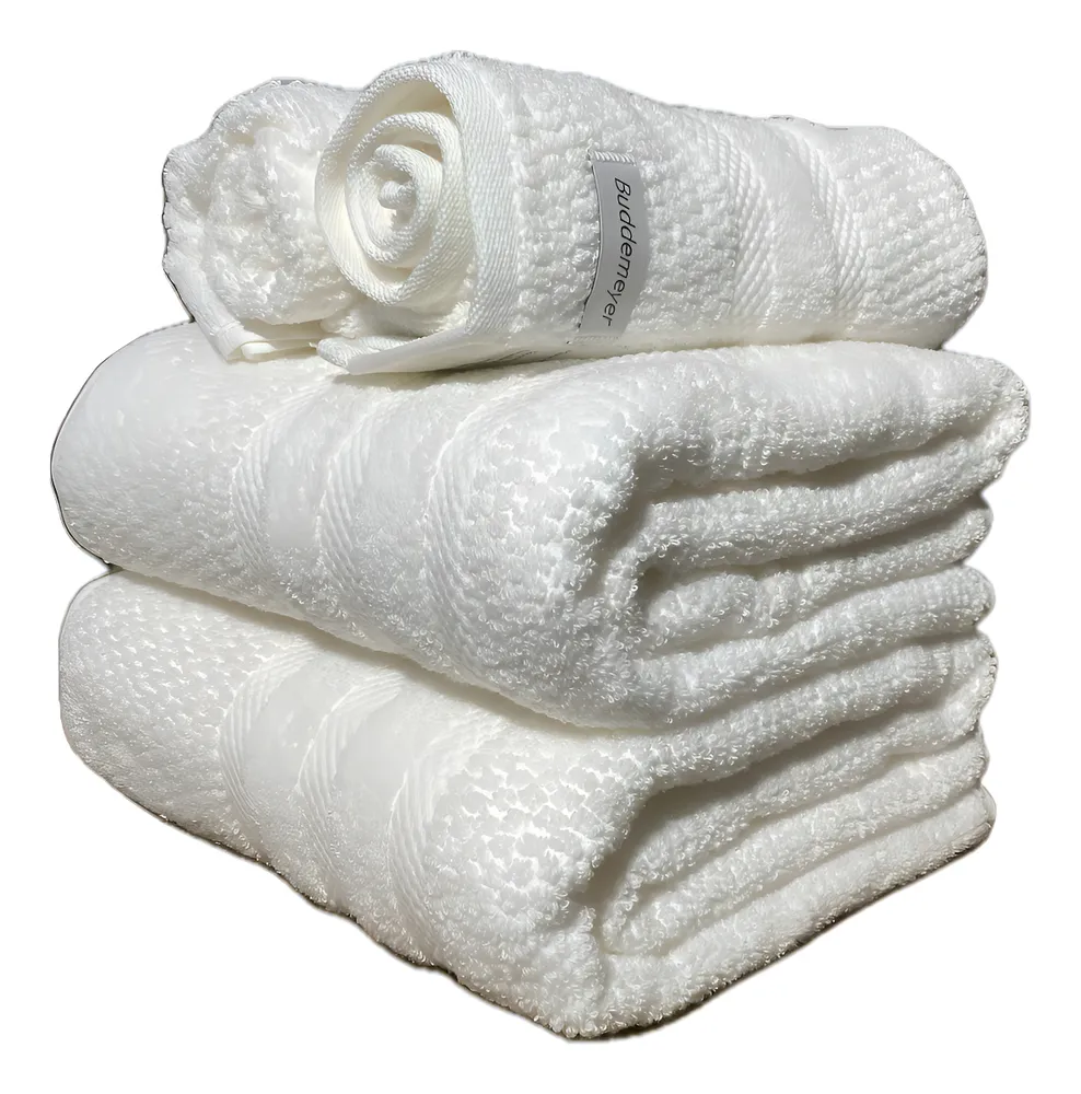 foto de Jogo Toalha Banhão Buddemeyer Vanilla Extra Soft Algodão 4pç Cor Branco 1011