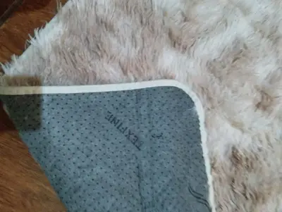 foto de Tapete 2,00x1,50 Peludo Felpudo Sala E Quarto Cores Cor Cinza Mesclado Desenho Do Tecido Pelo Alto Casa Laura Enxovais Tapete Médio Para Sala