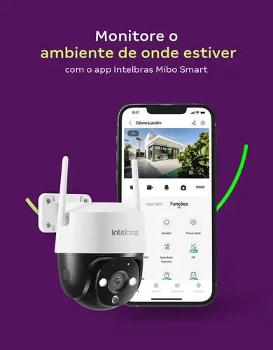 foto de Câmera Inteligente IM7+3MP de Resolução Intelbras