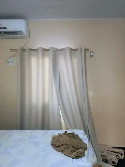 foto de Cortina Blackout Em Tecido 2,80x2,30 Corta Luz Cor Tabaco