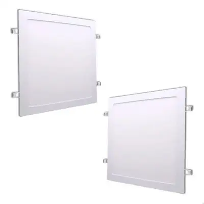 foto de Painel Plafon Led 24w Quadrado Embutir Branco Frio 29x29