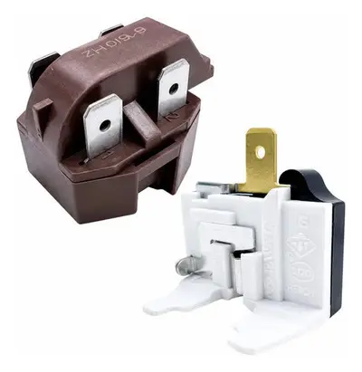 foto de Relé E Protetor Térmico Ptc Universal P/ Geladeira Consul Brastemp Electrolux Continental Ge Metalfrio Gelopar