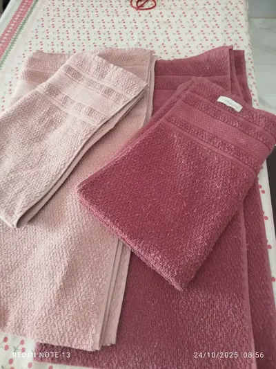 foto de Jogo de Toalhas Buddemeyer Bella Extra Soft Banho Rosa/Rosa Claro 4 peças