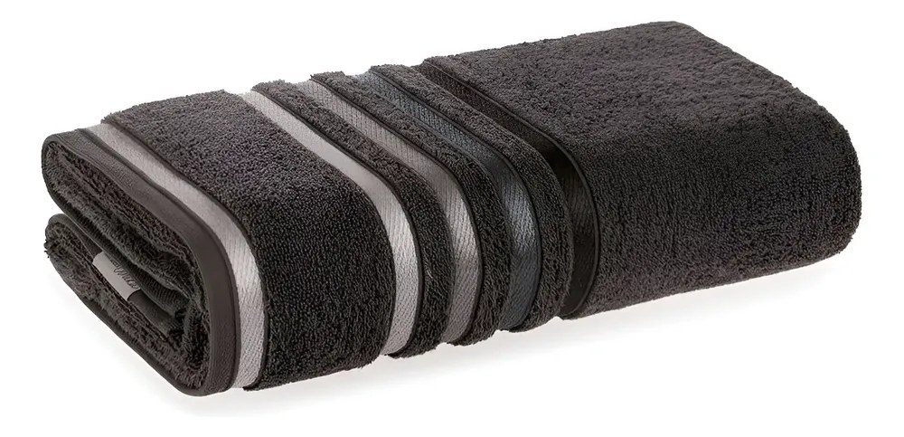 Toalha Banhão Lumina Carbono/cinza Karsten Cor U