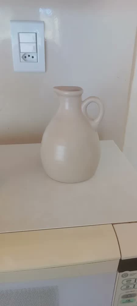 foto de Vaso Decorativo Jarro Boho Em Ceramica Enfeite Sala Mart