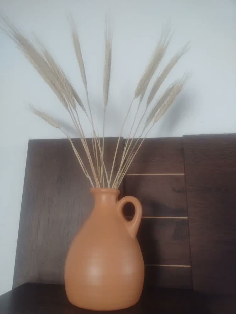 foto de Vaso Decorativo Jarro Boho Em Ceramica Enfeite Sala Mart