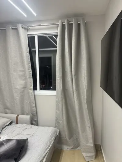 foto de Cortina Blackout Linho 2,80 X 2,30 Vedação 100%