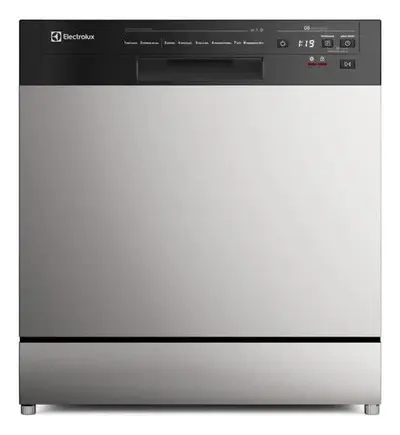 foto de Lava-louça Electrolux Inox Com Programa Lava E Seca LS08E Cinza