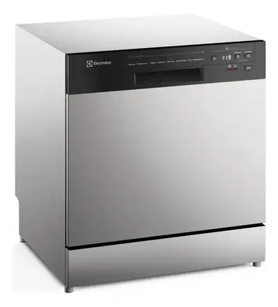 foto de Lava-louça Electrolux Inox Com Programa Lava E Seca LS08E Cinza