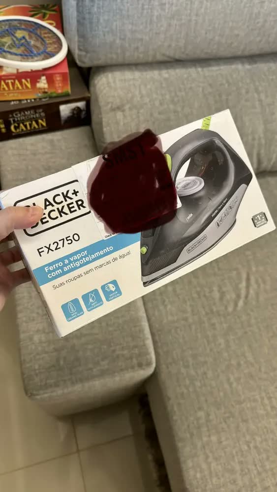foto de Ferro De Passar Roupa À Seco Ou Vapor Black Decker Fx2750