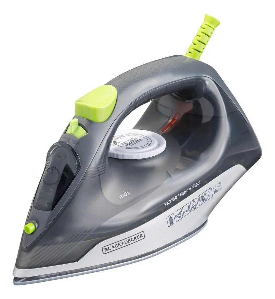 Ferro De Passar Roupa À Seco Ou Vapor Black Decker Fx2750
