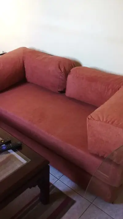 foto de Sofá Cama Retrátil Modular Cinza Em Bouclê Design Moderno Sofá Na Caixa Casal Industrial