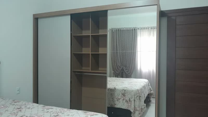 foto de Guarda Roupa Casal MDF Horizonte Vegas 3 Portas 6 Gavetas Moderno