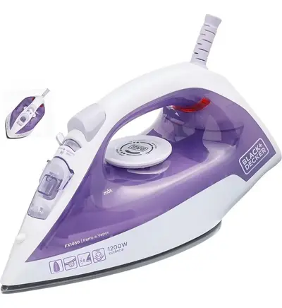 foto de Ferro De Passar Roupa A Vapor Black+decker Fx1050