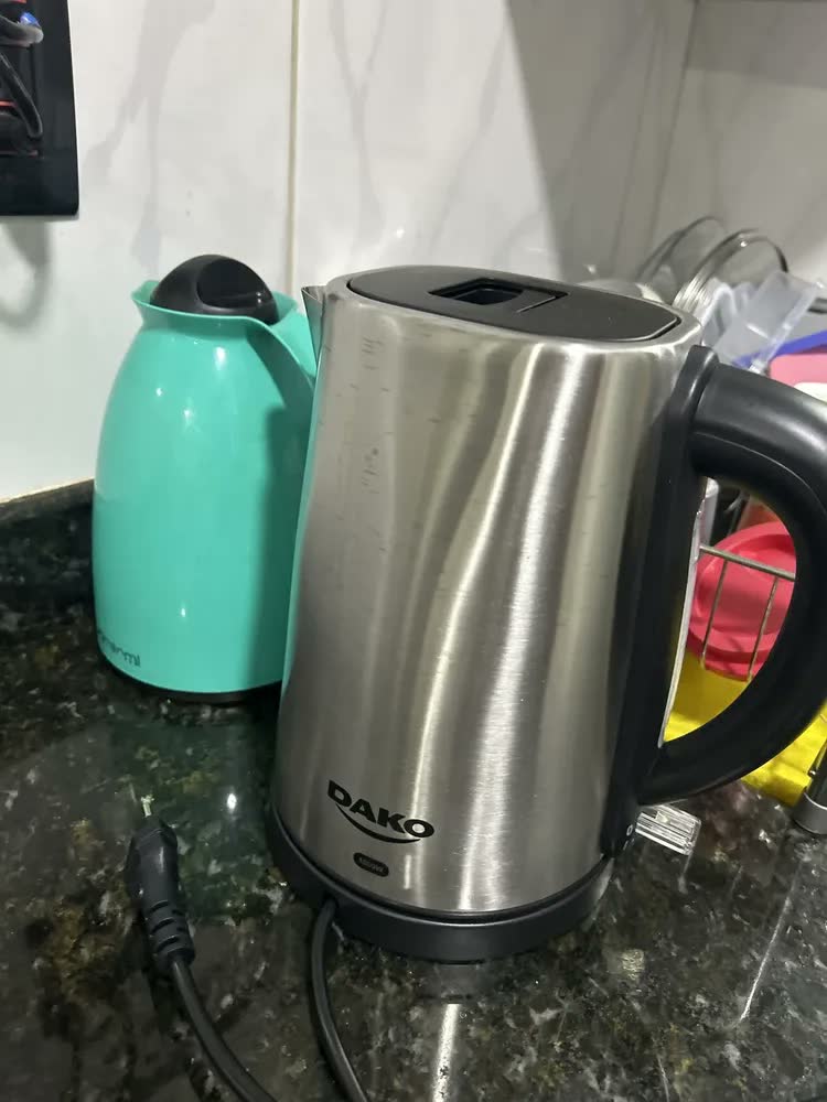 foto de Chaleira Elétrica Dako Com Jarra Em Inox De 1,7 Litros 1800W 220V