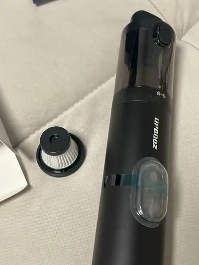 foto de Aspirador de Pó Portátil Upbooz Sem Fio 14000Pa com LED e Soprador 2 em 1 para Casa e Carro