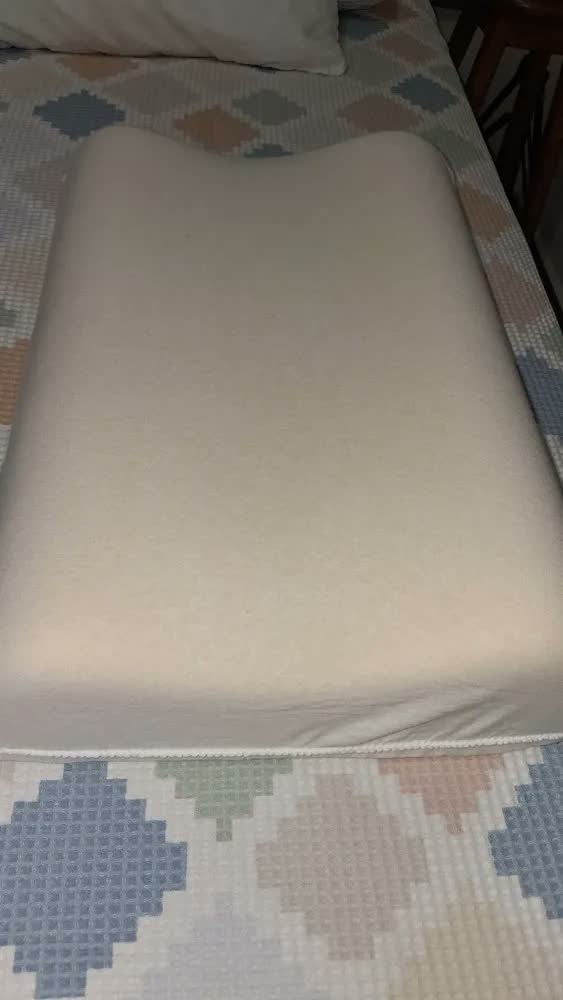 foto de Travesseiro Nasa X Cervical Duoflex Altura 11,5x7,5x9,5cm Para Fronha 45x65cm Antiácaro Capa Malha 100% algodão