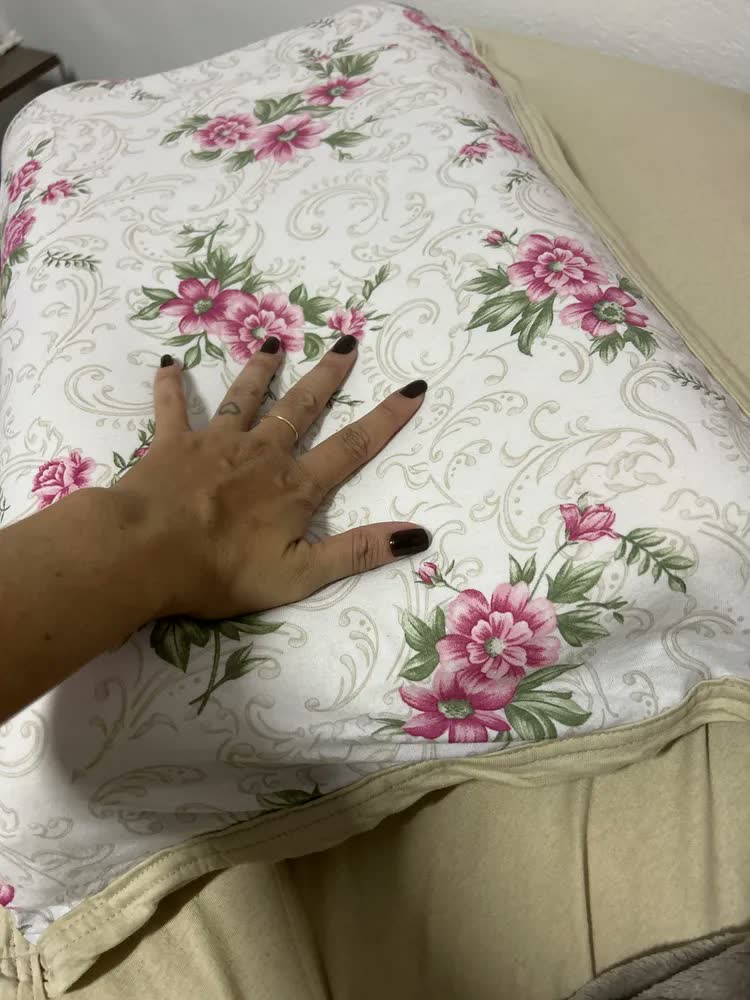 foto de Travesseiro Nasa X Cervical Duoflex Altura 11,5x7,5x9,5cm Para Fronha 45x65cm Antiácaro Capa Malha 100% algodão