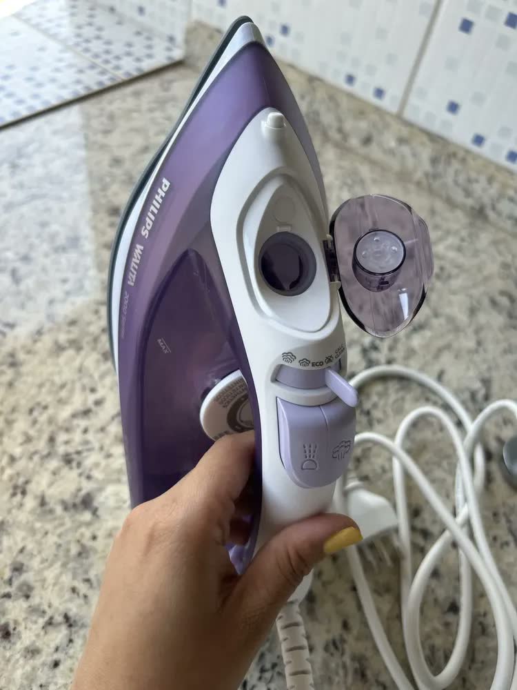 foto de Ferro a Vapor Philips Walita Roxo 2000w Dst2020 220V