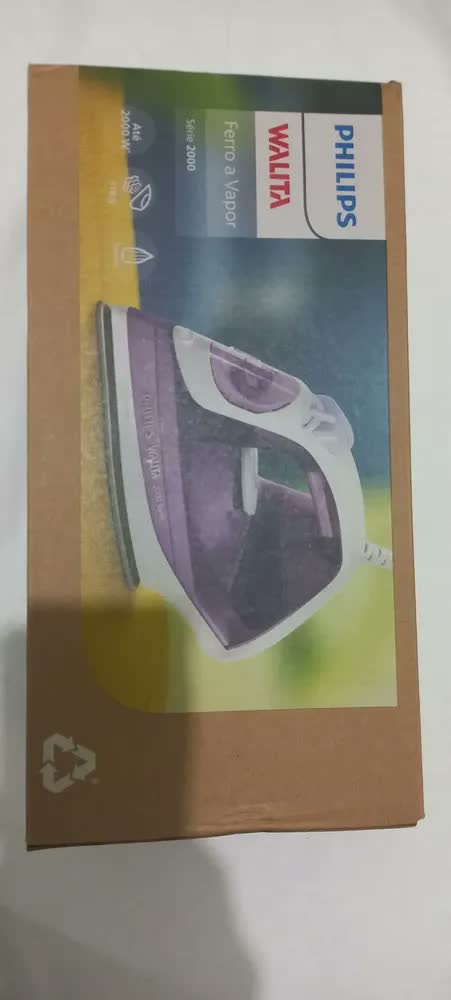foto de Ferro a Vapor Philips Walita Roxo 2000w Dst2020 220V