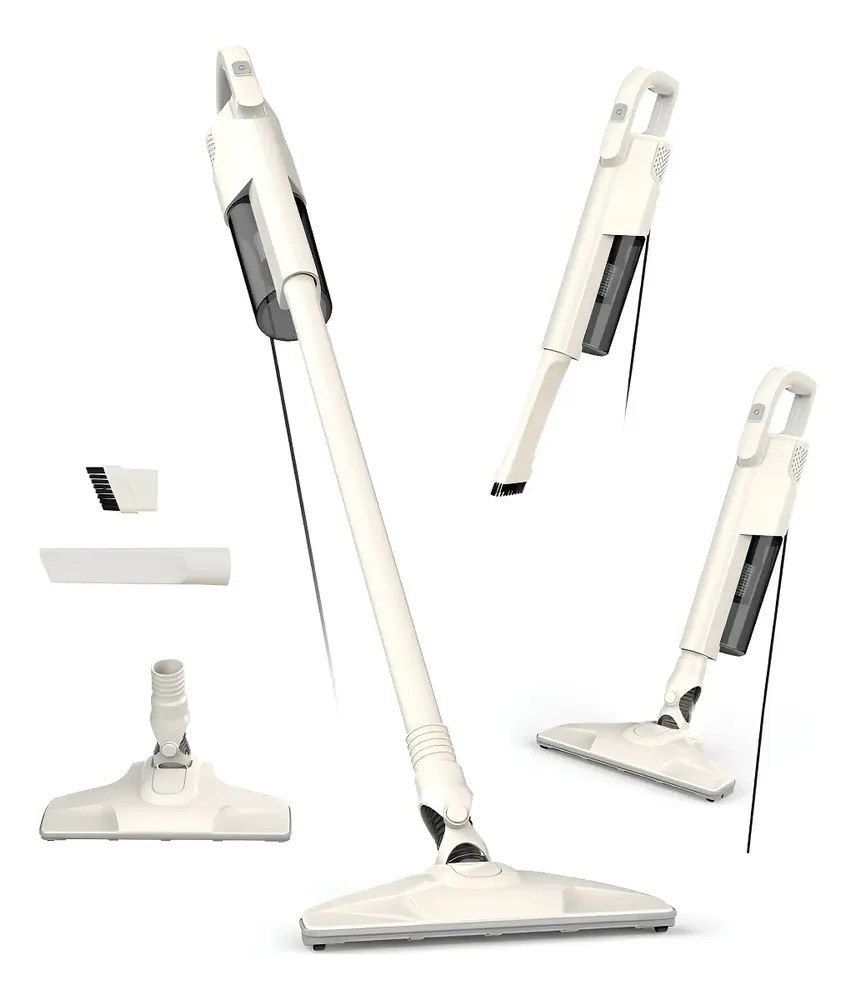 foto de Aspirador De Pó Vertical Com Fio Portátil 2 Em 1 600w 18kpa Silencioso Menos De 80db Coletor 800ml 5m Cabo Para Casa E Estofados