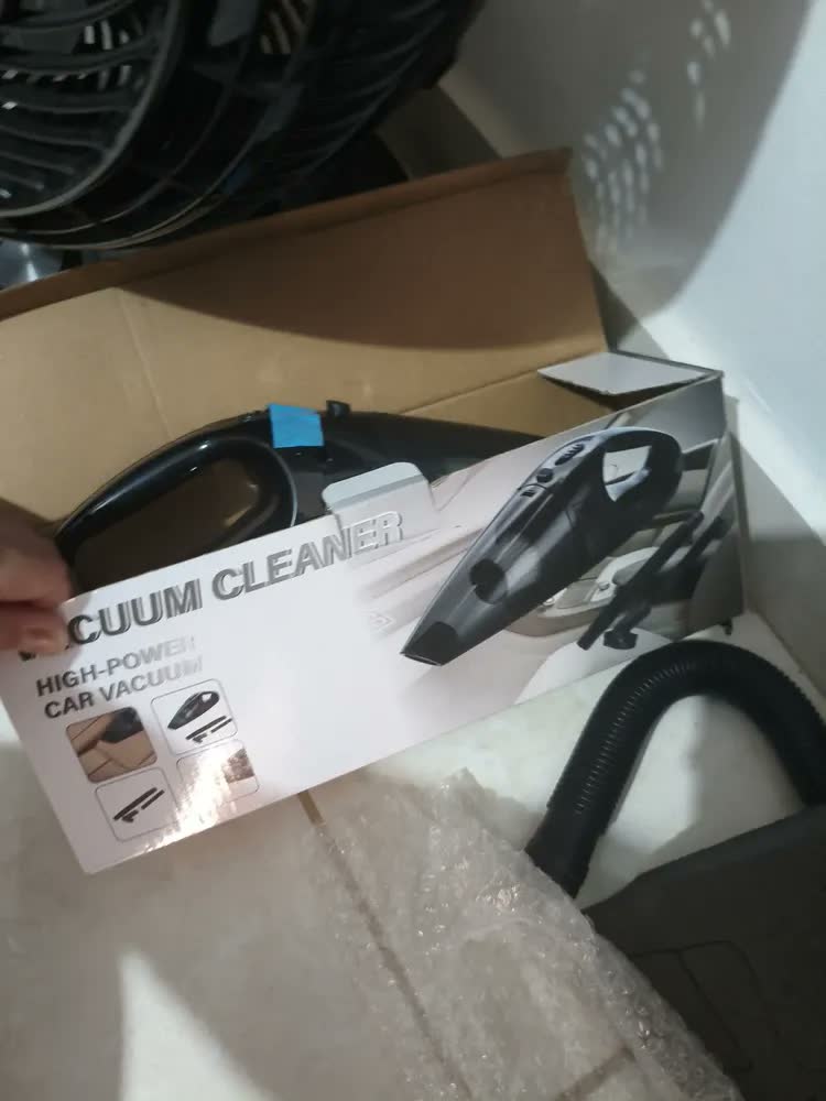 foto de Aspirador Portátil LejiaTec HC001 120W Sem Fio para Carro e Casa