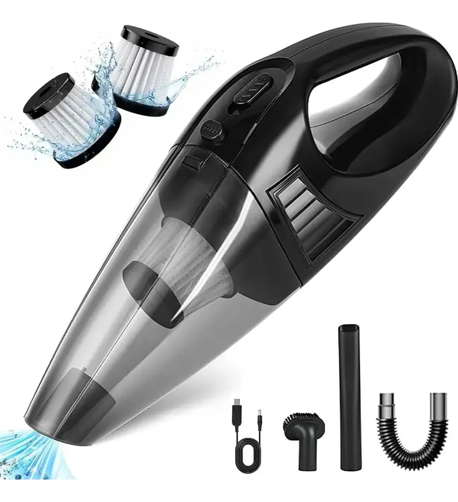 foto de Aspirador Portátil LejiaTec HC001 120W Sem Fio para Carro e Casa