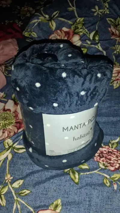 foto de Cobertor Soft Queen Grosso Manta Anti-alérgica Poa