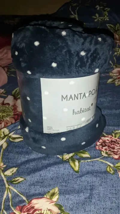 foto de Cobertor Soft Queen Grosso Manta Anti-alérgica Poa
